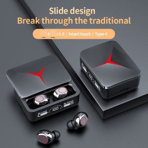 M90 Pro Earbuds TWS Earbuds 5.3 LED Light Wireless Earphone Gaming Earphones - Image 3